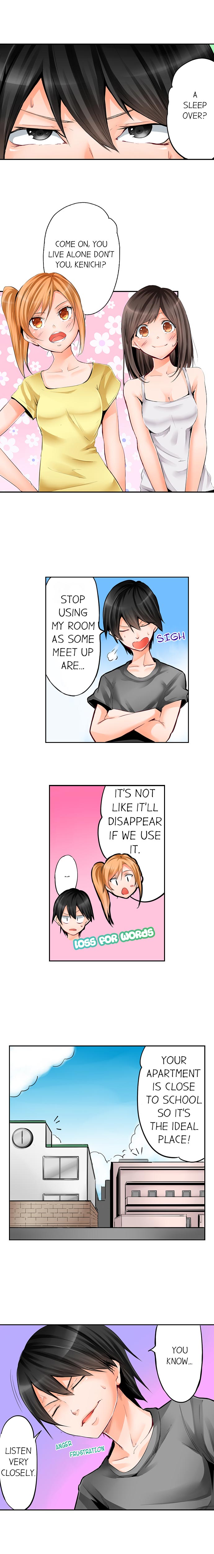 The Secret 3P Sleepover in a 7 Square Meter Room Chapter 1 - Page 2