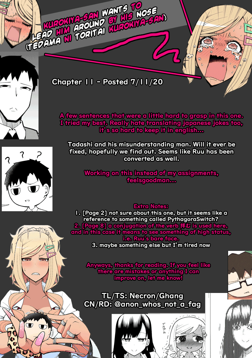 Tedama ni Toritai Kurokiya-san Chapter 11 - Page 20