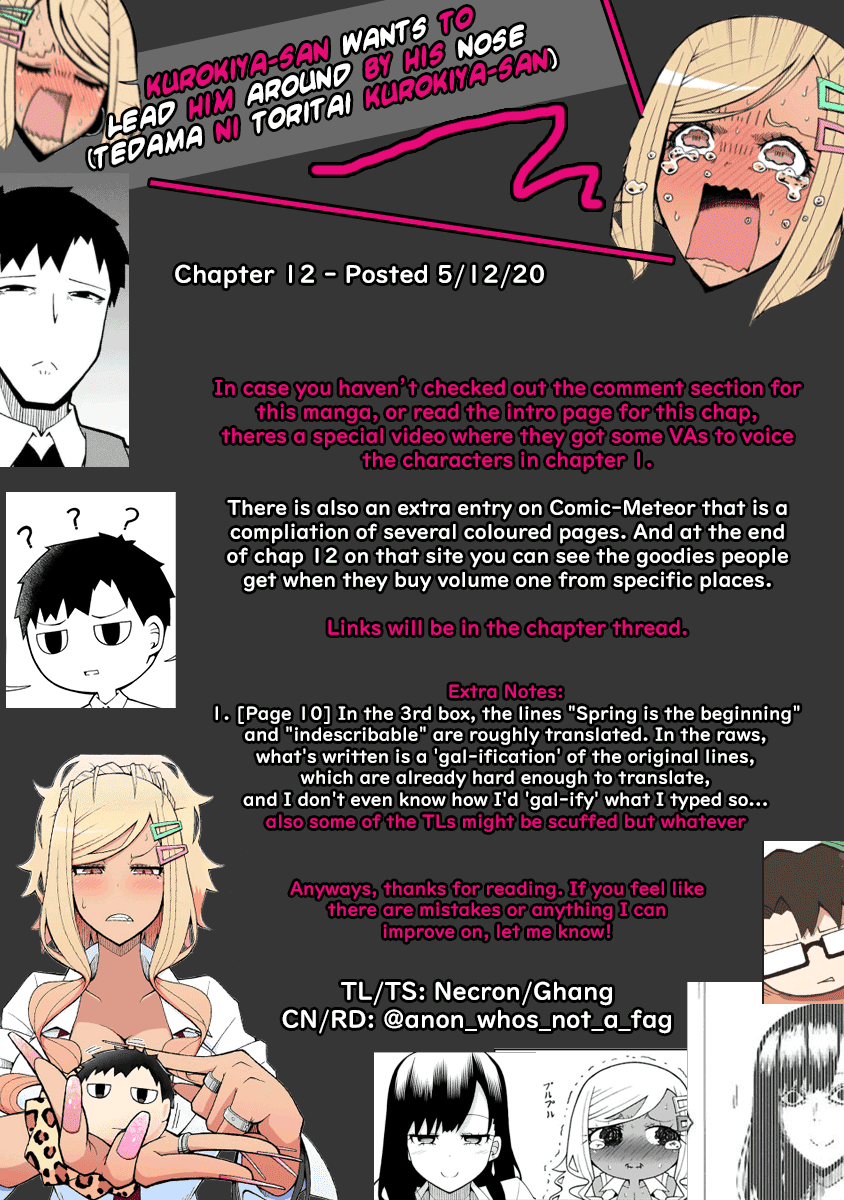 Tedama ni Toritai Kurokiya-san Chapter 12 - Page 22