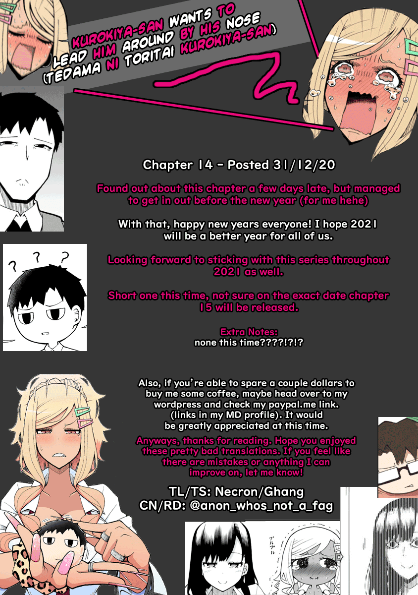 Tedama ni Toritai Kurokiya-san Chapter 14 - Page 12