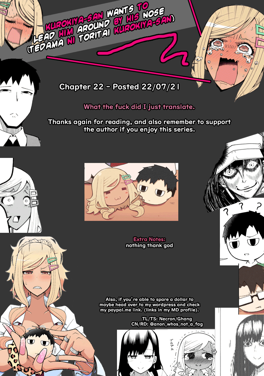 Tedama ni Toritai Kurokiya-san Chapter 22 - Page 19
