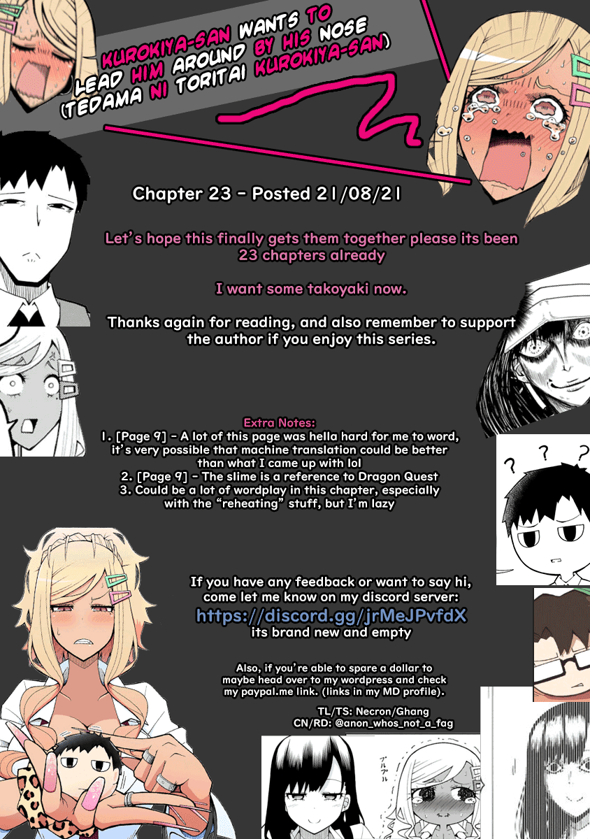 Tedama ni Toritai Kurokiya-san Chapter 23 - Page 19