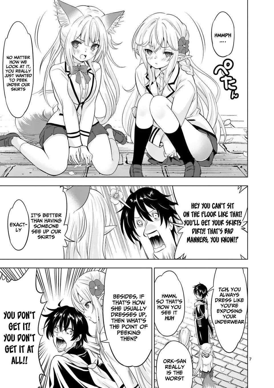 Shijou Saikyou Orc-san no Tanoshii Tanetsuke Harem Zukuri Chapter 113.1 - Page 7