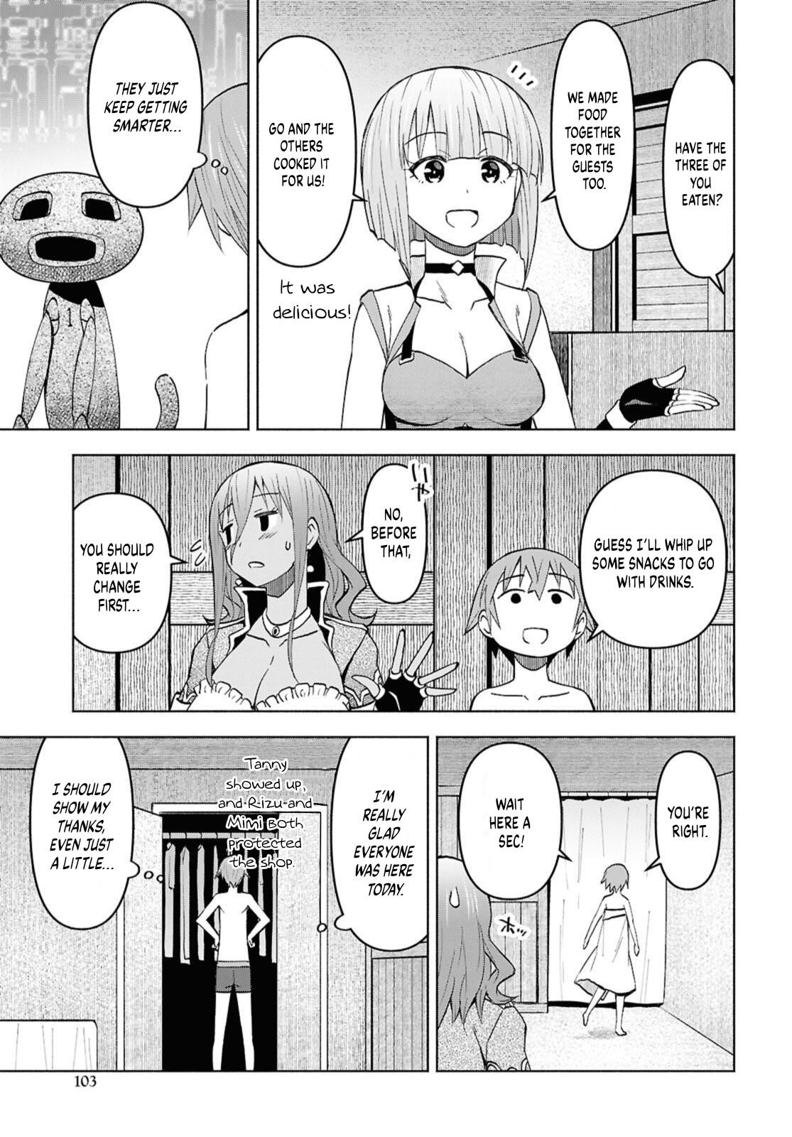 Dungeon Tou de Yadoya wo Yarou! Souzou Mahou wo Moratta Ore no Hosoude Hanjouki Chapter 49 - Page 4