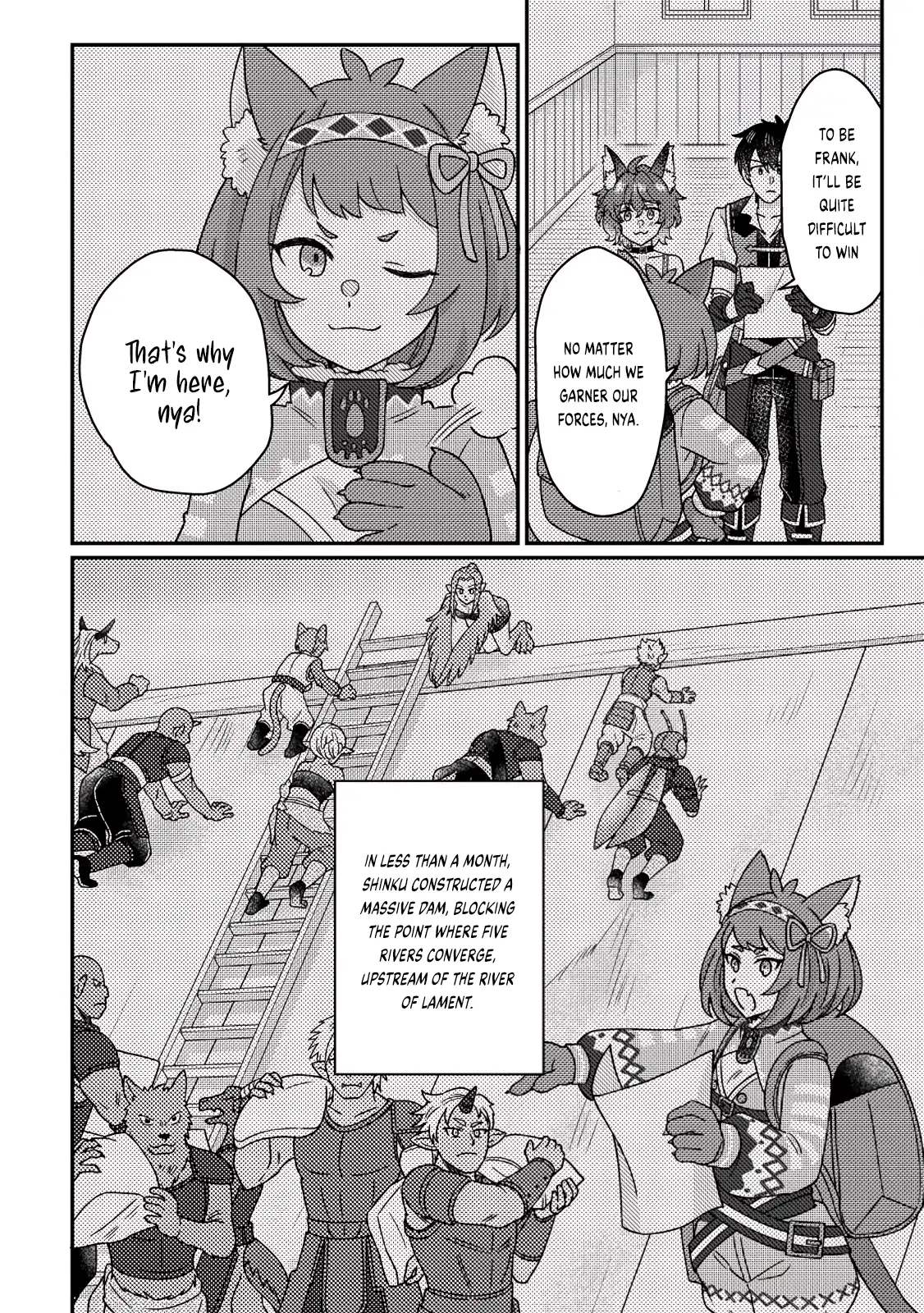 Revolution in production with the blessings of the gods – While living a leisurely, slow life in a corner of another world, somehow a diverse group of people gathered to form the strongest nation… Chapter 25.2 - Page 2