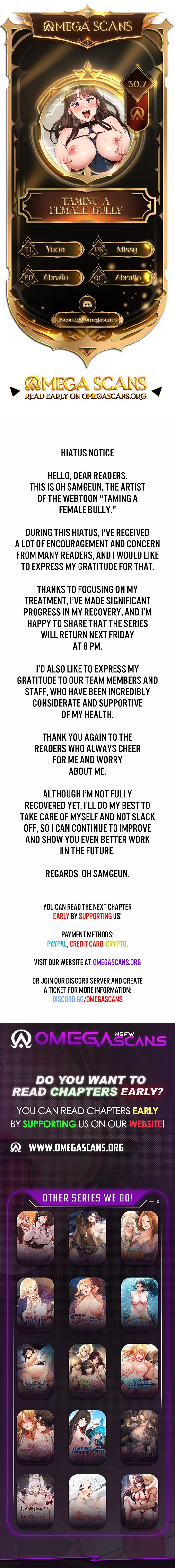 Taming A Female Bully Chapter 30.7 - Page 1