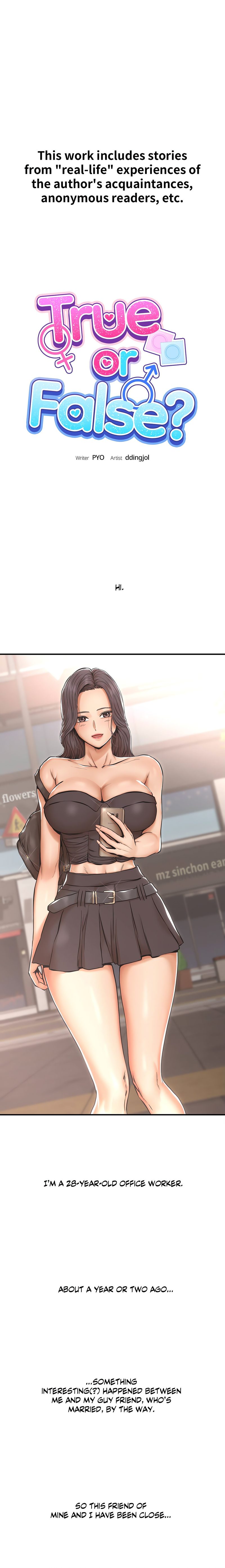 True or False? Chapter 1 - Page 1